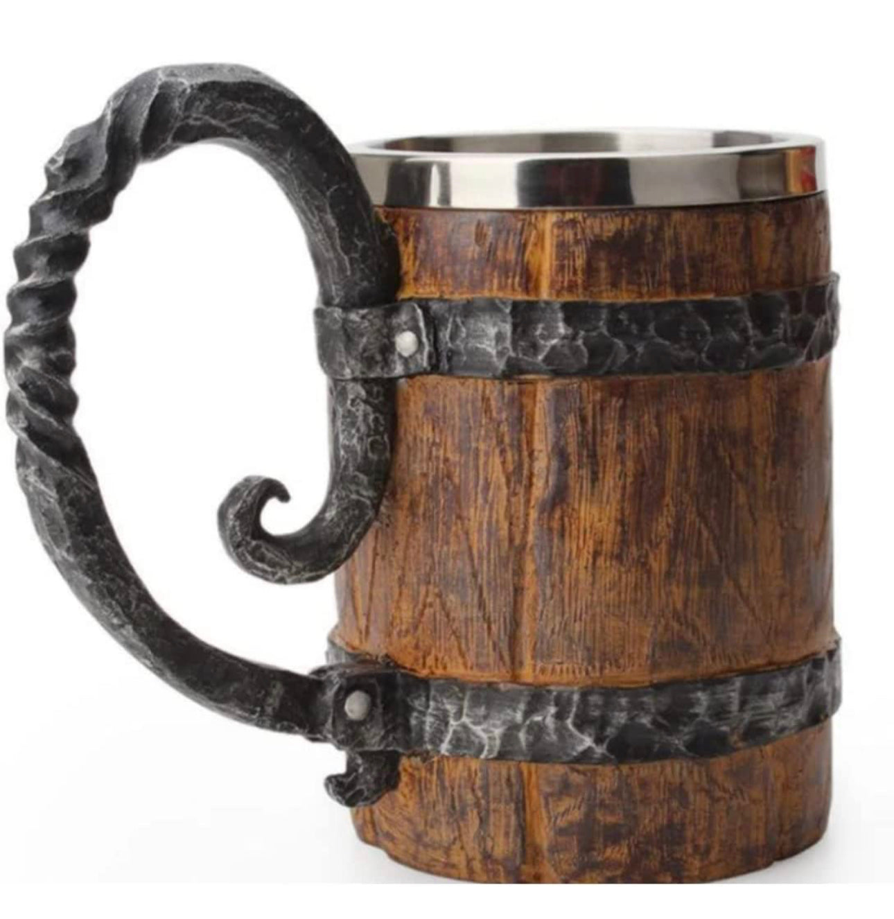 Antiqued Wooden Barrel