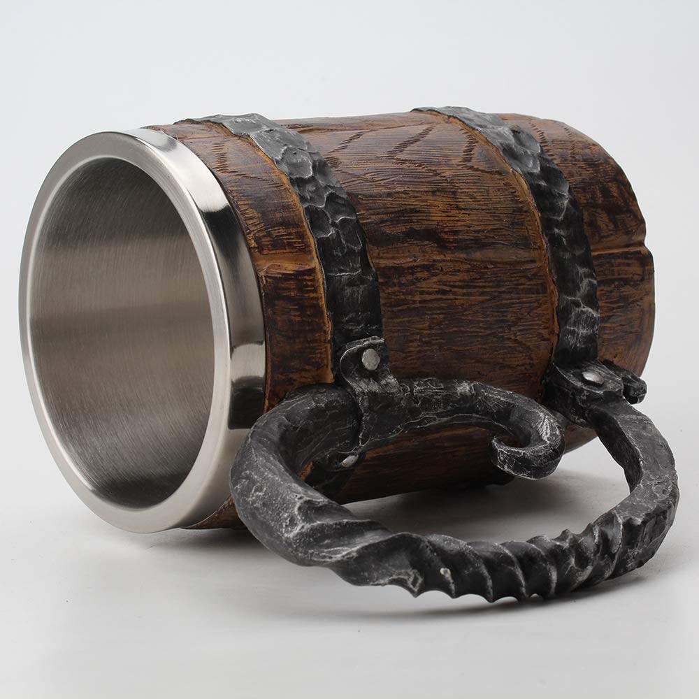 Antiqued Wooden Barrel